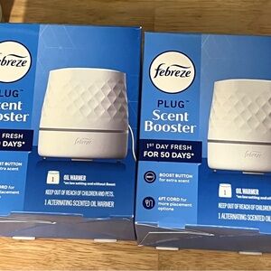2- Febreze Plug Scent Boosters no scents included NEW
